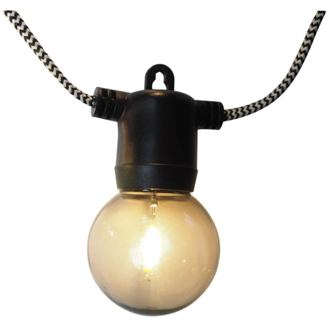 Cadena de luces para exteriores Avide, AOS10LE27-WW-3AA, 5 m WW, excepto 3 x AA