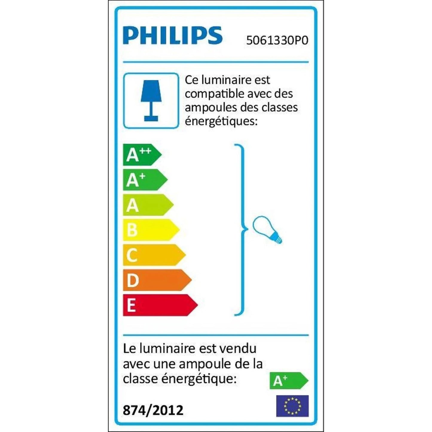 Lámpara de techo led Philips Rivano con tres focos 3x4.3W